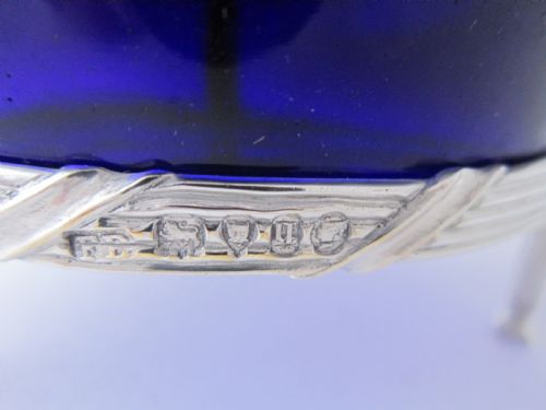 ANTIQUE VICTORIAN STERLING SILVER GLASS DISHES - ADDITIONAL PHOTO 7