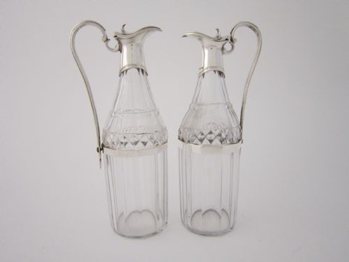 ANTIQUE GEORGE III STERLING SILVER CRUET SET 1795 - ADDITIONAL PHOTO 7