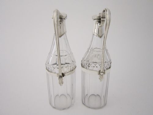 ANTIQUE GEORGE III STERLING SILVER CRUET SET 1795 - ADDITIONAL PHOTO 9