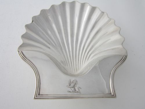 PAIR OF ANTIQUE GEORGE III STERLING SILVER BUTTER SHELLSDISHES 1795 - ADDITIONAL PHOTO 6