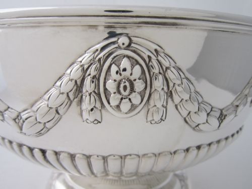 ANTIQUE VICTORIAN STERLING SILVER BOWL 1884 - ADDITIONAL PHOTO 4