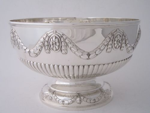 antique victorian sterling silver bowl 1884 - CATEGORY: ANTIQUE SILVER - DATED 1880