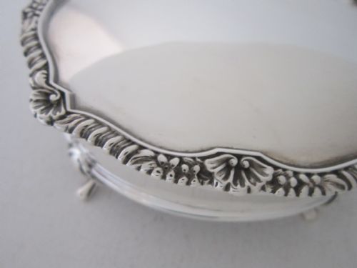 ANTIQUE EDWARDIAN STERLING SILVER TRINKET BOX 1909 - ADDITIONAL PHOTO 5