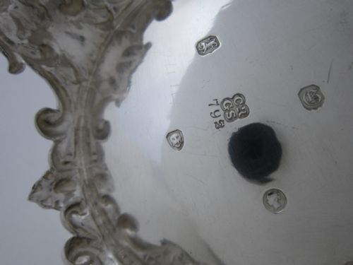 ANTIQUE VICTORIAN 1842 STERLING SILVER TEAPOT - ADDITIONAL PHOTO 9