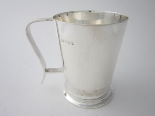 STERLING SILVER 12 PINT MUG GEORGE VI 1945 - ADDITIONAL PHOTO 2