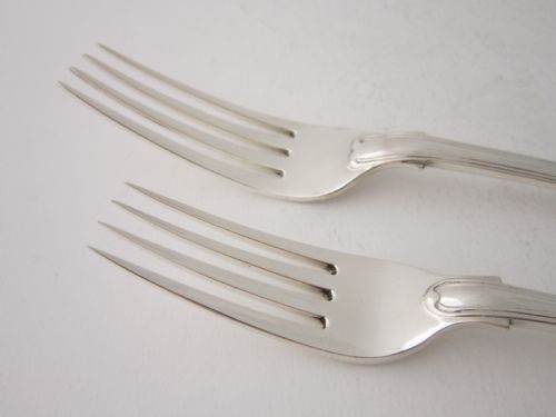 ANTIQUE VICTORIAN STERLING SILVER FIDDLE THREAD CANTEEN OF CUTLERY - ADDITIONAL PHOTO 6
