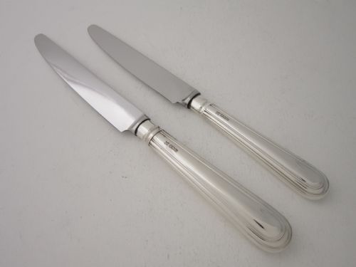 ANTIQUE VICTORIAN STERLING SILVER FIDDLE THREAD CANTEEN OF CUTLERY - ADDITIONAL PHOTO 9
