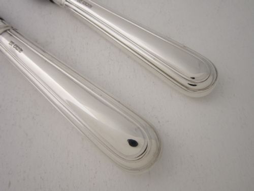 ANTIQUE VICTORIAN STERLING SILVER FIDDLE THREAD CANTEEN OF CUTLERY - ADDITIONAL PHOTO 10