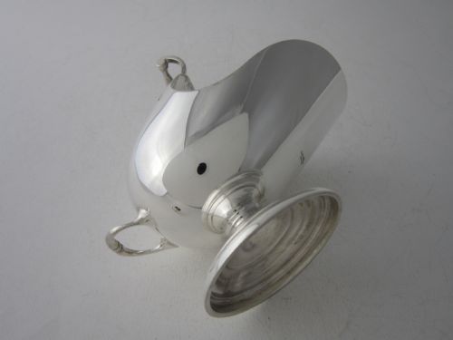 ANTIQUE EDWARDIAN STERLING SILVER SUGAR SCUTTLEBOWL 1907 - ADDITIONAL PHOTO 8