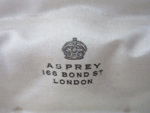 ASPREY ANTIQUE STERLING SILVER MENUPLACE CARD HOLDERS 1925 - ADDITIONAL PHOTO 2