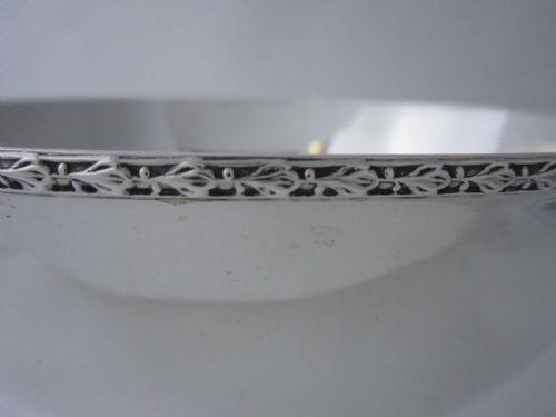 ANTIQUE GEORGE V STERLING SILVER COMPORTBOWL 1924 - ADDITIONAL PHOTO 7
