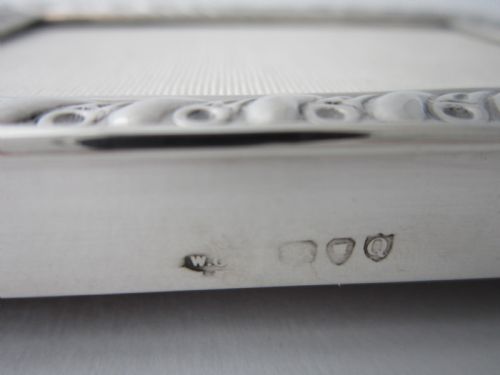 ANTIQUE VICTORIAN STERLING SILVER PHOTOGRAPH FRAME 1891 - ADDITIONAL PHOTO 5