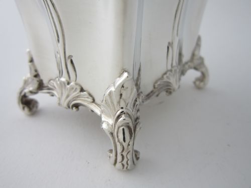ANTIQUE EDWARDIAN STERLING SILVER TEA CADDY 1903 - ADDITIONAL PHOTO 8