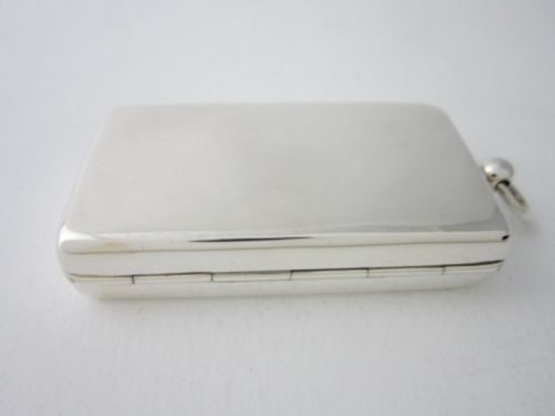 ANTIQUE VICTORIAN STERLING SILVER COMBINATION SOVEREIGN CASE 1900 - ADDITIONAL PHOTO 2