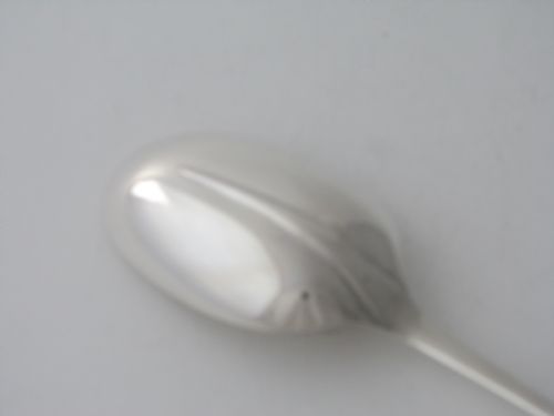 ANTIQUE GEORGE V STERLING SILVER RAT TAIL BASTINGSERVING SPOON 1918 - ADDITIONAL PHOTO 4