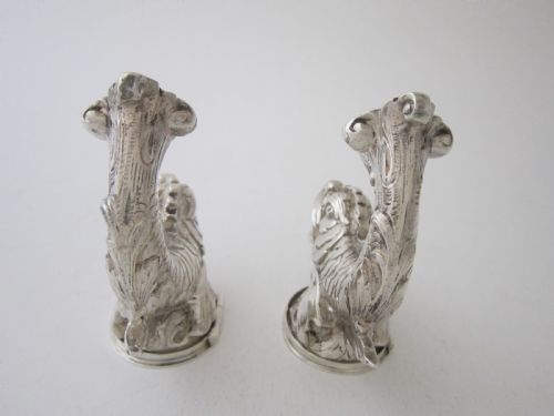 GERMAN SILVER NOVELTY PEPPER POTS 1900 - ADDITIONAL PHOTO 5