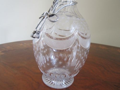 ANTIQUE VICTORIAN STERLING SILVER GLASS CLARET JUG 1868 - ADDITIONAL PHOTO 9