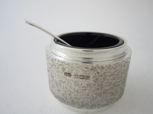 ELIZABETH II STERLING SILVER CONDIMENT SET 1969 - ADDITIONAL PHOTO 6