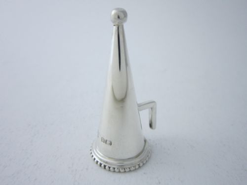 ANTIQUE EDWARDIAN STERLING SILVER CHAMBERSTICK 1903 - ADDITIONAL PHOTO 5