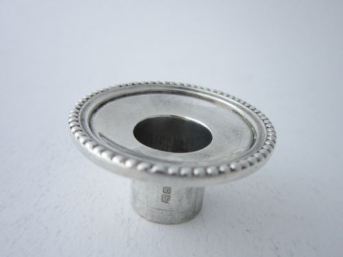 ANTIQUE EDWARDIAN STERLING SILVER CHAMBERSTICK 1903 - ADDITIONAL PHOTO 6