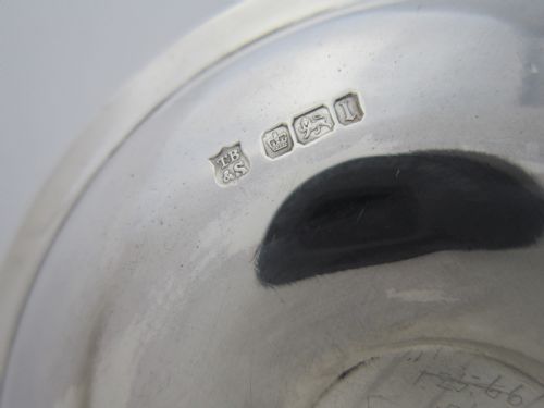 ANTIQUE EDWARDIAN STERLING SILVER CHAMBERSTICK 1903 - ADDITIONAL PHOTO 7