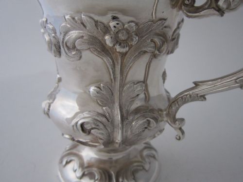 ANTIQUE VICTORIAN STERLING SILVER MUG 1838 - ADDITIONAL PHOTO 6