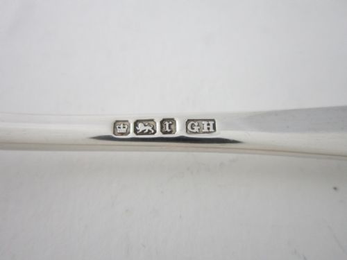 SET OF 6 ANTIQUE GEORGE V STERLING SILVER FISH EATERS 19345 - ADDITIONAL PHOTO 9