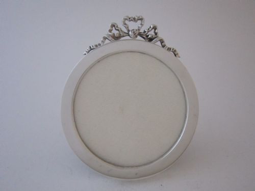 antique edwardian sterling silver photo frame 1904 - CATEGORY: ANTIQUE SILVER - DATED 1900