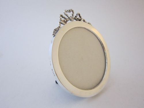 ANTIQUE EDWARDIAN STERLING SILVER PHOTO FRAME 1904 - ADDITIONAL PHOTO 3