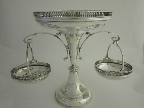 antique george v sterling silver centrepiece 1920 - CATEGORY: ANTIQUE SILVER - DATED 1920