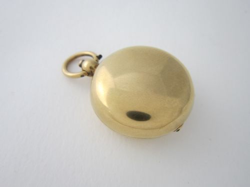 18CT GOLD ANTIQUE GEORGE V SOVEREIGN CASE 1912 - ADDITIONAL PHOTO 1