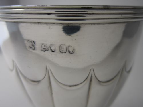 ANTIQUE WILLIAM IV STERLING SILVER WINE GOBLET 1836 - ADDITIONAL PHOTO 7