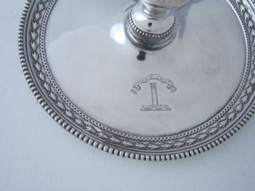 ANTIQUE VICTORIAN STERLING SILVER CHAMBERSTICK 1898 - ADDITIONAL PHOTO 4