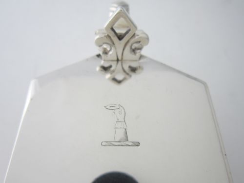ANTIQUE VICTORIAN STERLING SILVER MUSTARD POT 1844 - ADDITIONAL PHOTO 5