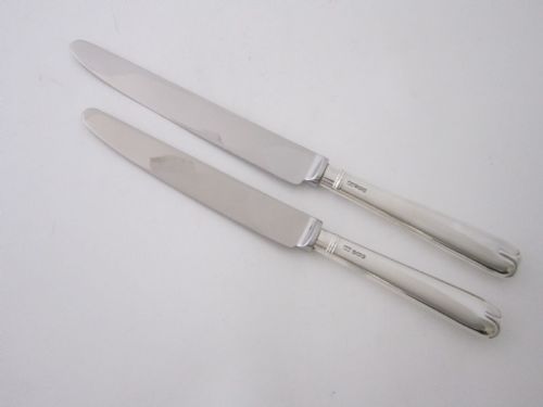 ANTIQUE VICTORIAN STERLING SILVER CANTEEN OF FIDDLE PATTERN CUTLERY FOR 12 PERSONS - ADDITIONAL PHOTO 6