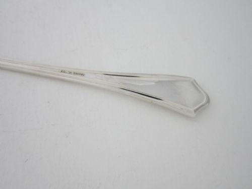 HEAVY SET OF 6 ELIZABETH II STERLING SILVER PASTRY FORKS 1954 - ADDITIONAL PHOTO 7