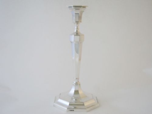 ANTIQUE GEORGE V STERLING SILVER FIVELIGHT CANDELABRUM 1925 - ADDITIONAL PHOTO 4