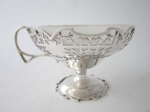 ANTIQUE GEORGE V STERLING SILVER DESSERT BOWL DISHES 1933 - ADDITIONAL PHOTO 6