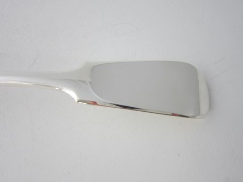 ANTIQUE VICTORIAN STERLING SILVER FIDDLE PATTERN SOUP LADLE 1864 - ADDITIONAL PHOTO 4