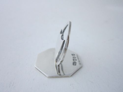 SCOTTISH ANTIQUE EDWARDIAN STERLING SILVER MENUPLACE CARD HOLDERS 19067 - ADDITIONAL PHOTO 6