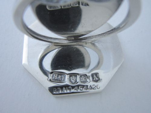 SCOTTISH ANTIQUE EDWARDIAN STERLING SILVER MENUPLACE CARD HOLDERS 19067 - ADDITIONAL PHOTO 9