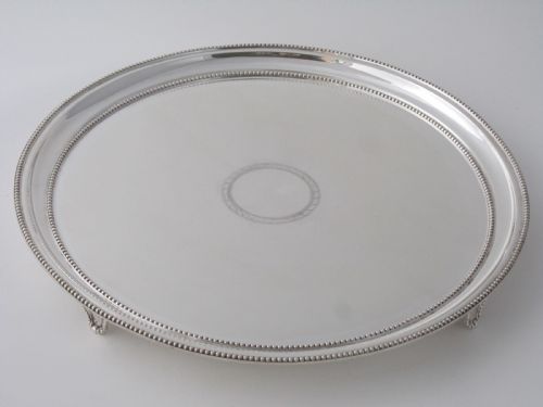 13 12 ELIZABETH II STERLING SILVER SALVERDRINKS TRAY 1969 - ADDITIONAL PHOTO 1