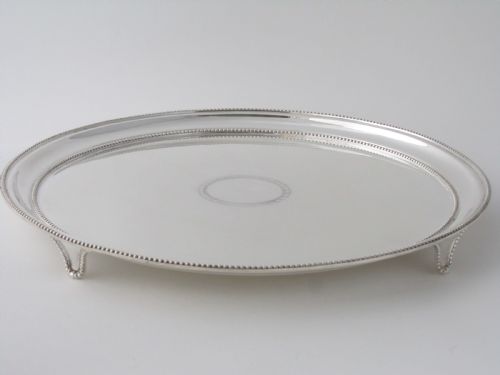 13 12 ELIZABETH II STERLING SILVER SALVERDRINKS TRAY 1969 - ADDITIONAL PHOTO 2