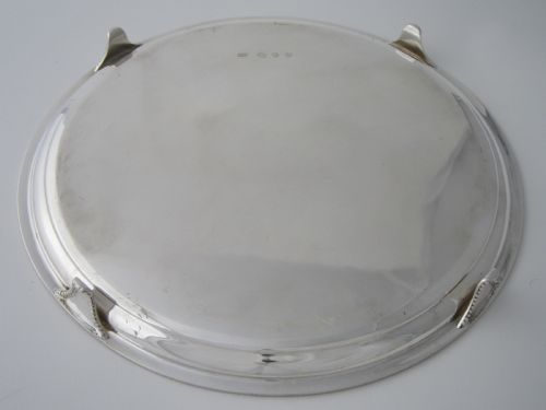13 12 ELIZABETH II STERLING SILVER SALVERDRINKS TRAY 1969 - ADDITIONAL PHOTO 6