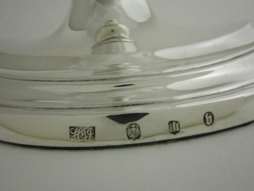 SCOTTISH ANTIQUE EDWARDIAN STERLING SILVER CANDELABRA 1901 - ADDITIONAL PHOTO 9