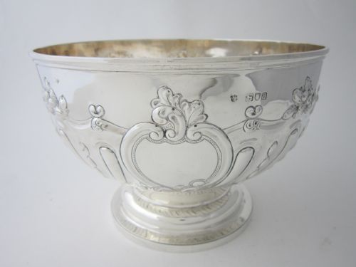 ANTIQUE VICTORIAN STERLING SILVER BOWL 1899 - ADDITIONAL PHOTO 1