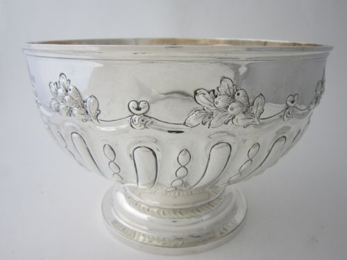 ANTIQUE VICTORIAN STERLING SILVER BOWL 1899 - ADDITIONAL PHOTO 2