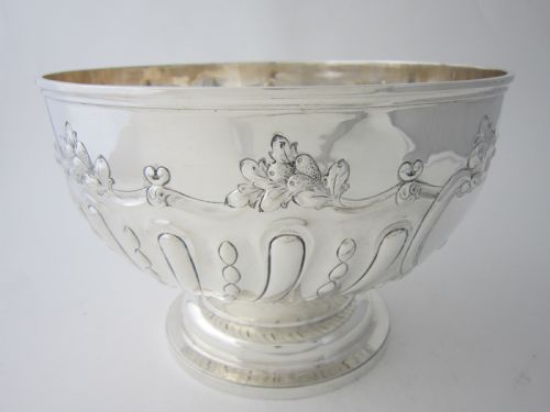 ANTIQUE VICTORIAN STERLING SILVER BOWL 1899 - ADDITIONAL PHOTO 4