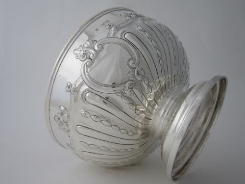 ANTIQUE VICTORIAN STERLING SILVER BOWL 1899 - ADDITIONAL PHOTO 6