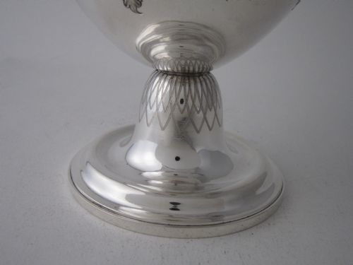 ANTIQUE VICTORIAN STERLING SILVER WINE EWER 1873 - ADDITIONAL PHOTO 8